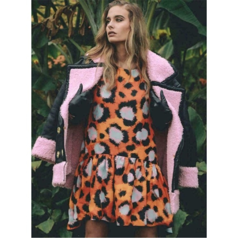 Kenzo H&M Reversible High Low Mini Dress​ Size 2